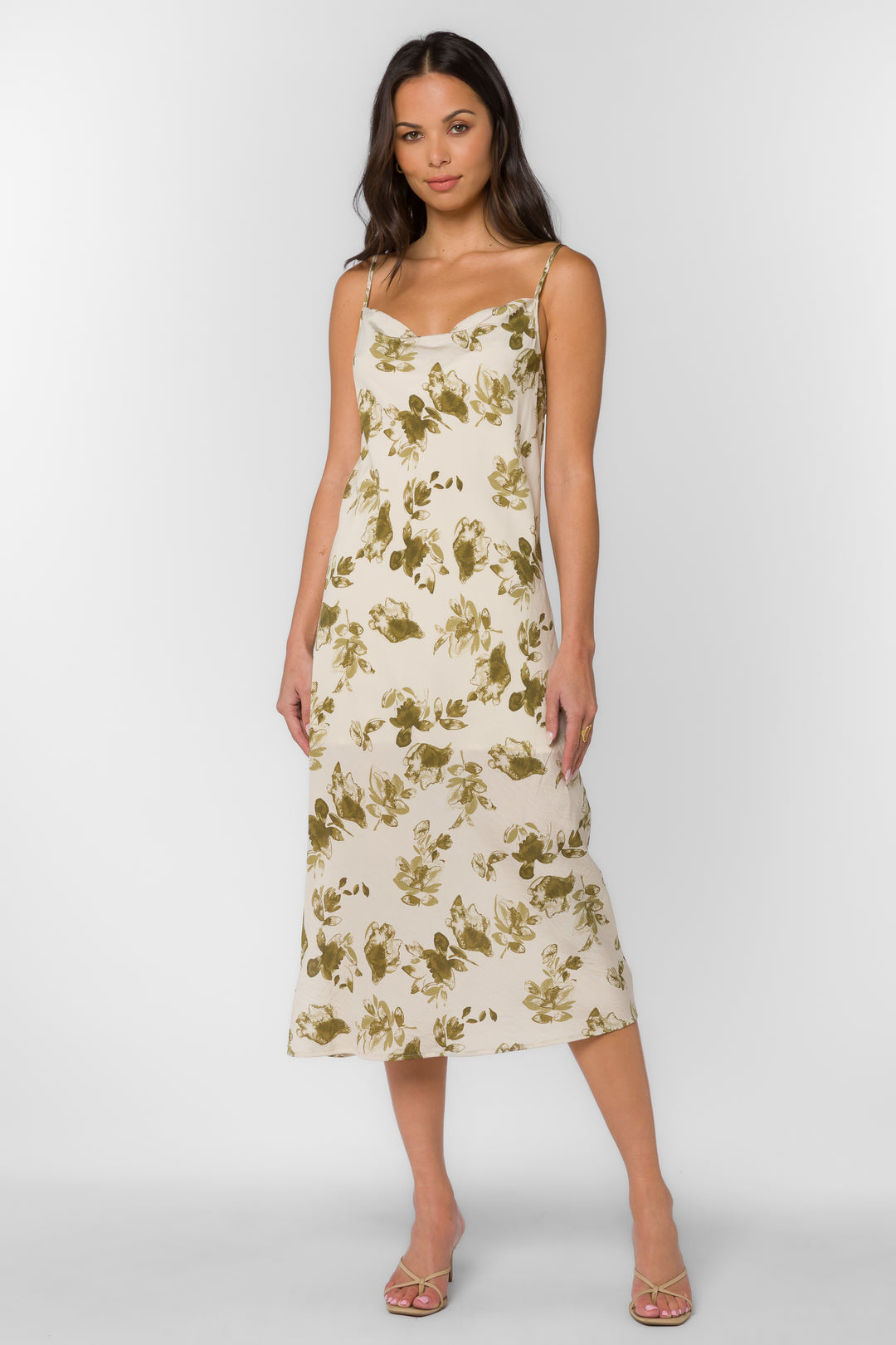Tallula Olive Shrub Dress - Dresses - Velvet Heart Clothing