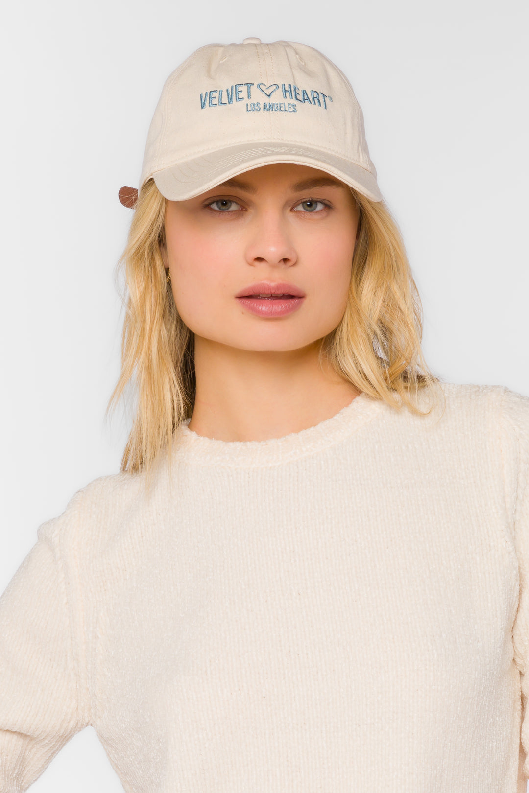 Cream VH Hat - Accessories - Velvet Heart Clothing