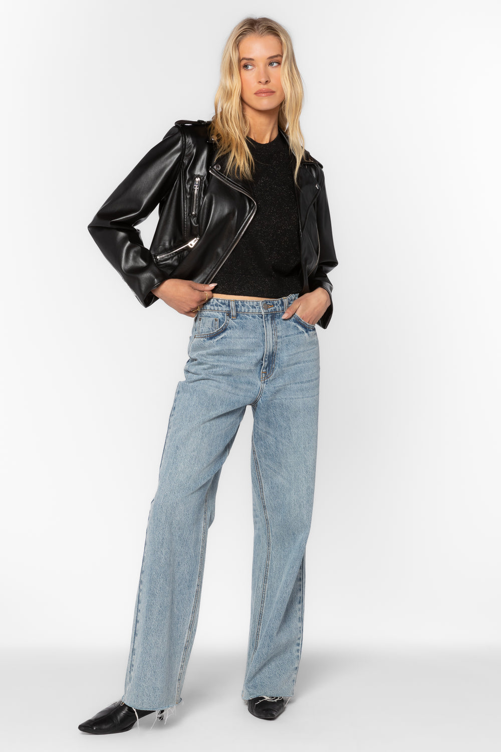 Vermont Black Jacket - Jackets & Outerwear - Velvet Heart Clothing