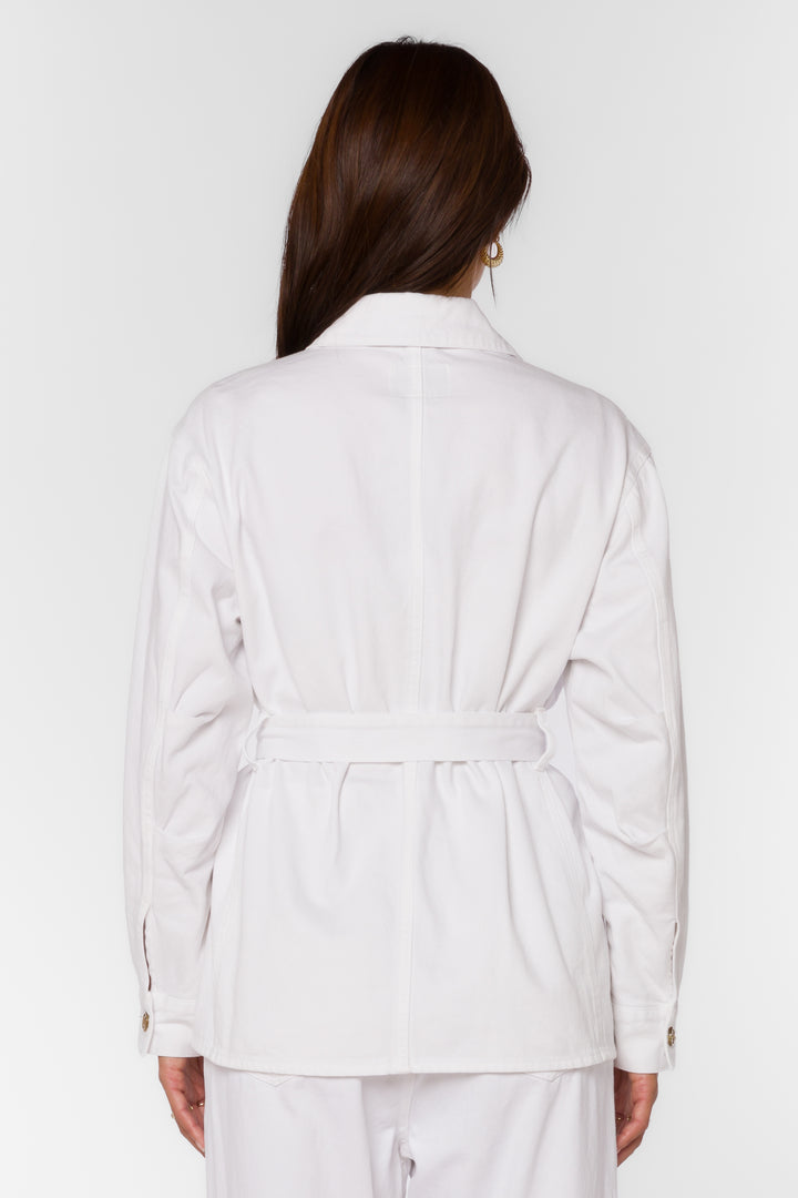 Vixen Optic White Jacket - Jackets & Outerwear - Velvet Heart Clothing
