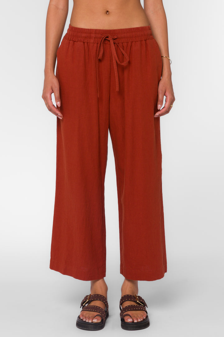 Wendy Henna Brown Pants