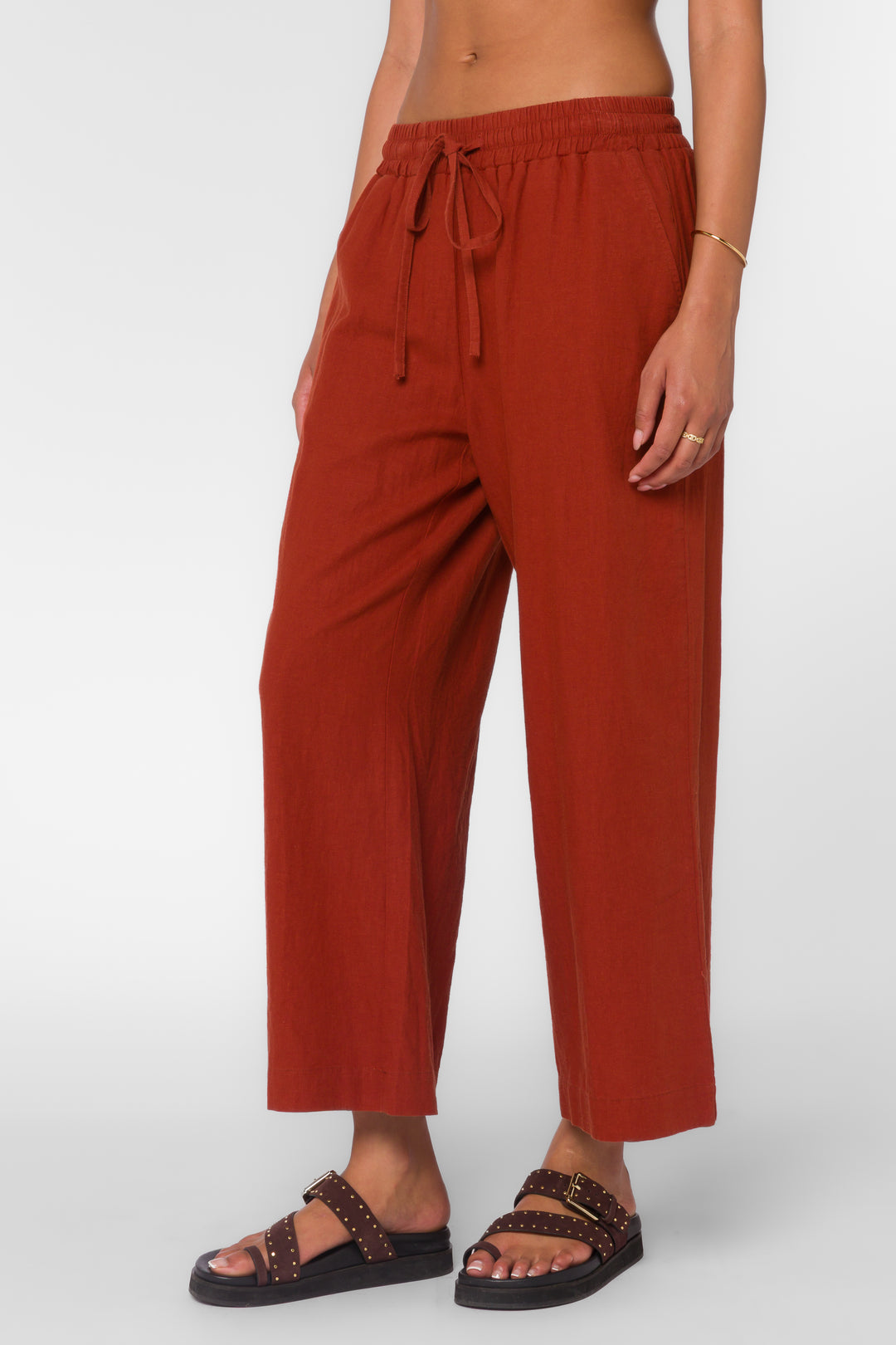 Wendy Henna Brown Pants