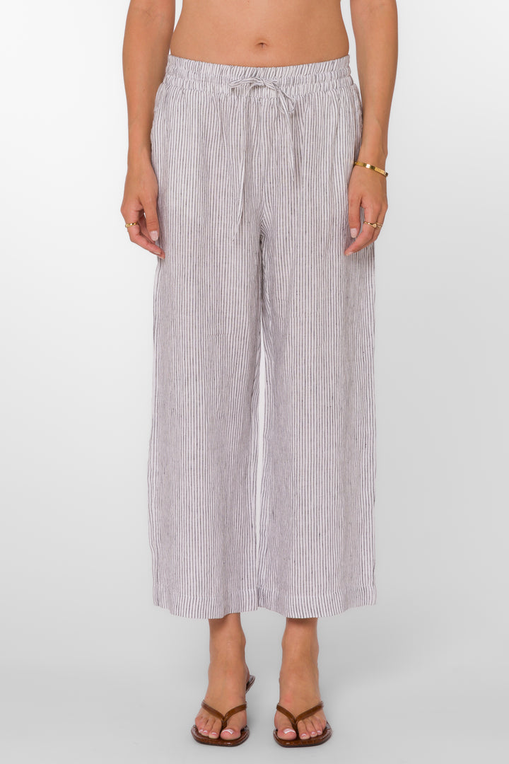 Wendy Black Stripe Pants - Pants - Velvet Heart Clothing