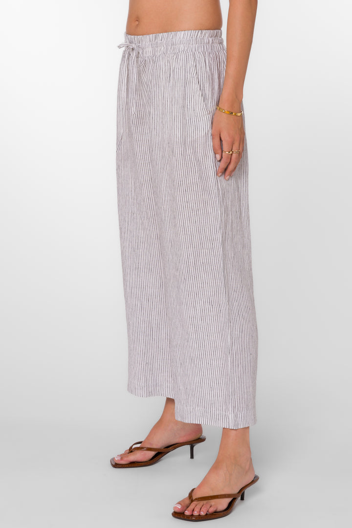 Wendy Black Stripe Pants - Pants - Velvet Heart Clothing