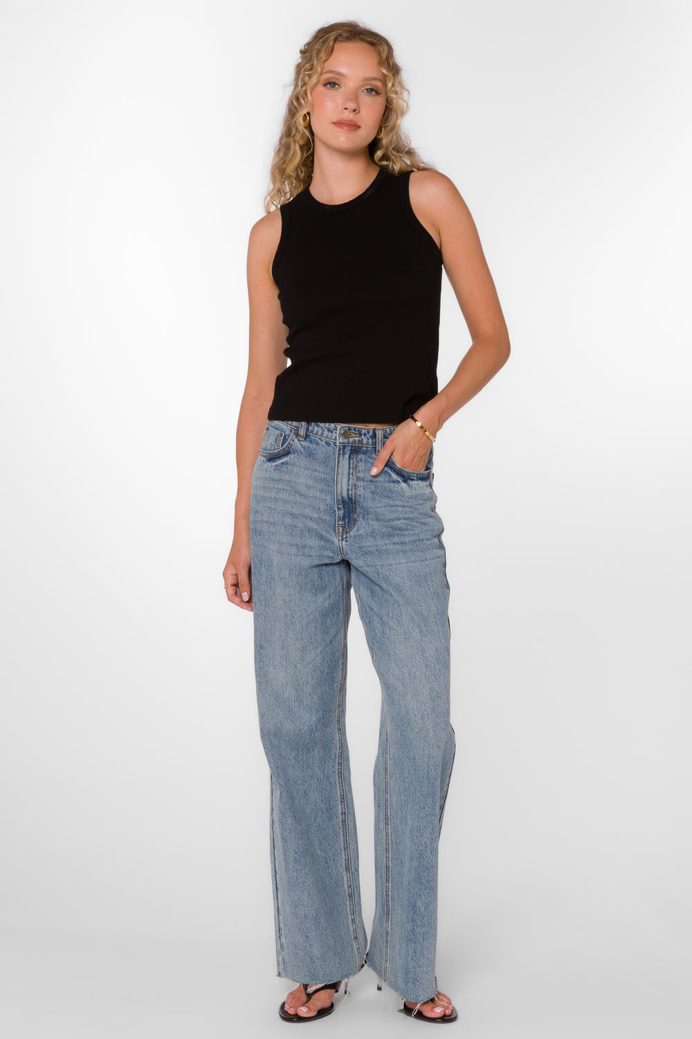 Weston Black Top - Tops - Velvet Heart Clothing