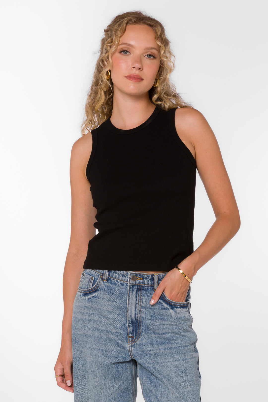 Weston Black Top - Tops - Velvet Heart Clothing