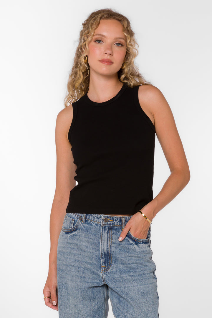 Weston Black Top - Tops - Velvet Heart Clothing