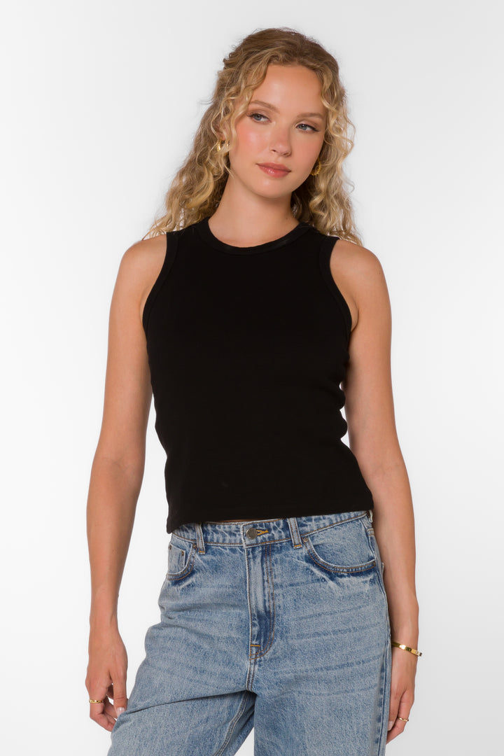 Weston Black Top - Tops - Velvet Heart Clothing