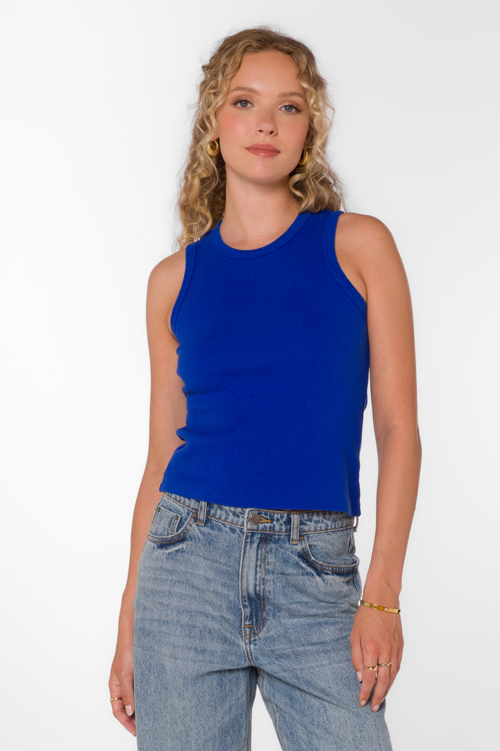 Weston Dazzling Blue Top - Tops - Velvet Heart Clothing