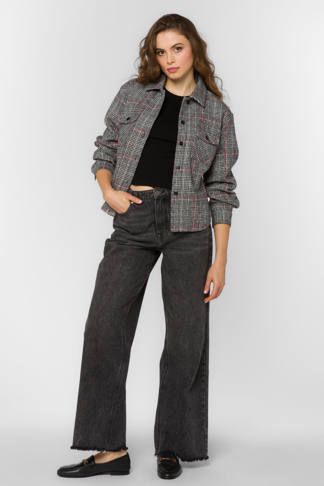 Winifred Grey Check Jacket