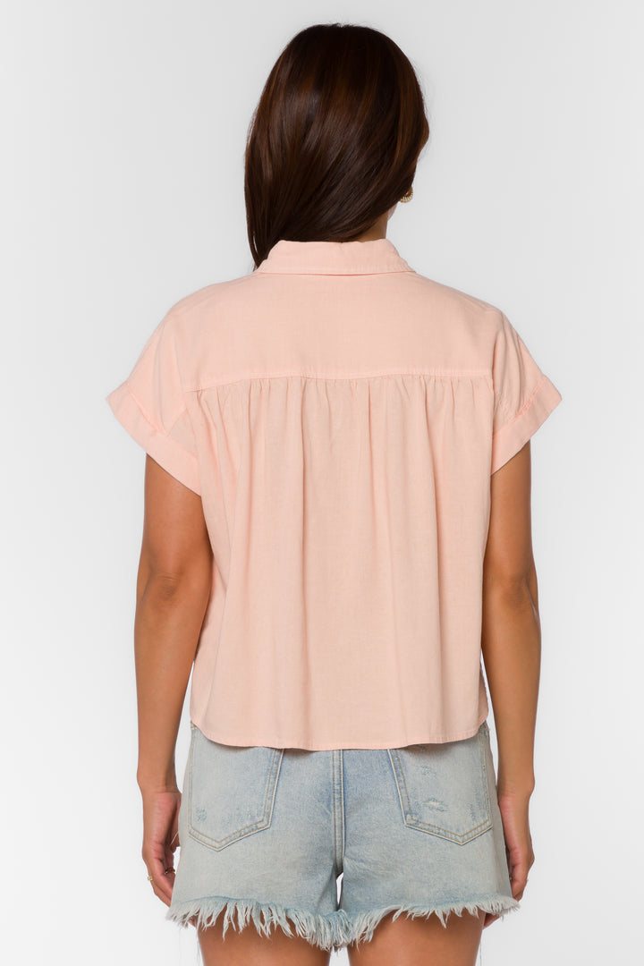 Xander Pink Sand Shirt - Tops - Velvet Heart Clothing