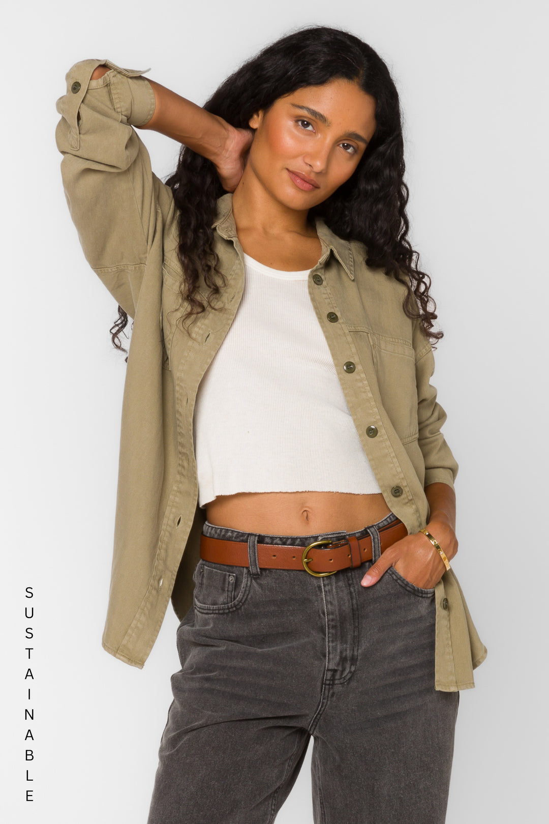 Braxton Olive Fields Shirt - Tops - Velvet Heart Clothing