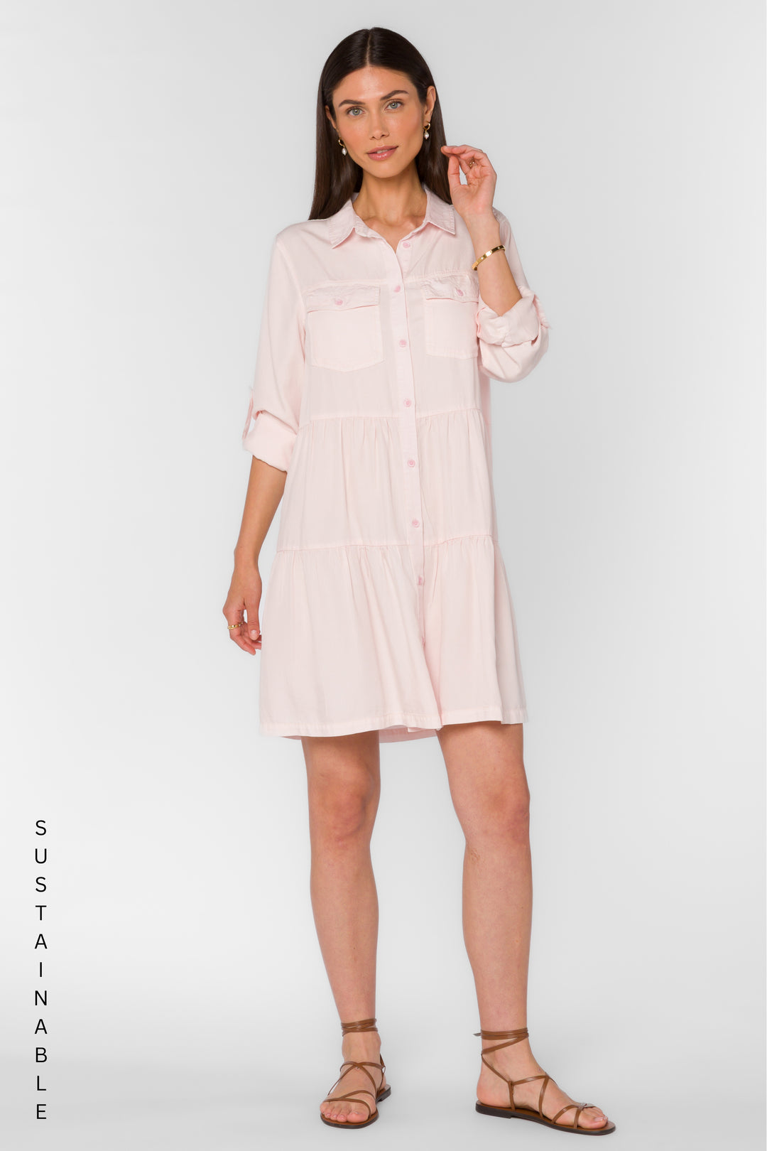 Bree Pink Mist Dress - Dresses - Velvet Heart Clothing