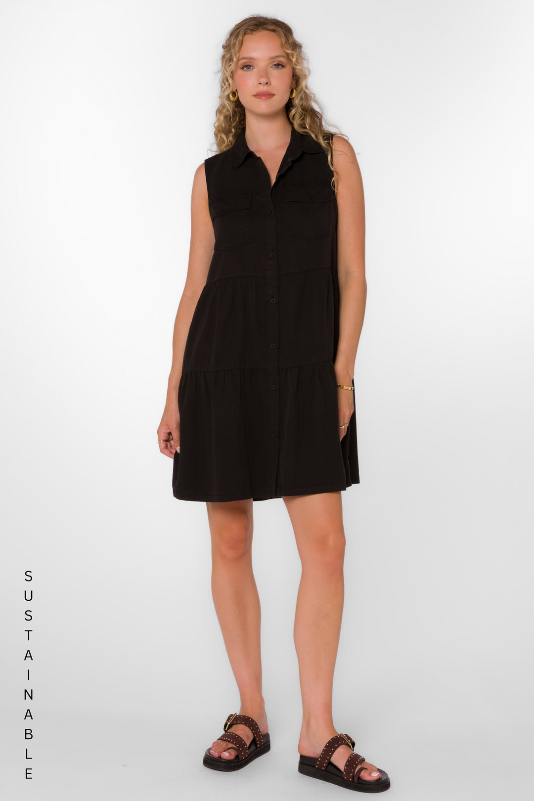 Collette Black Dress - Dresses - Velvet Heart Clothing