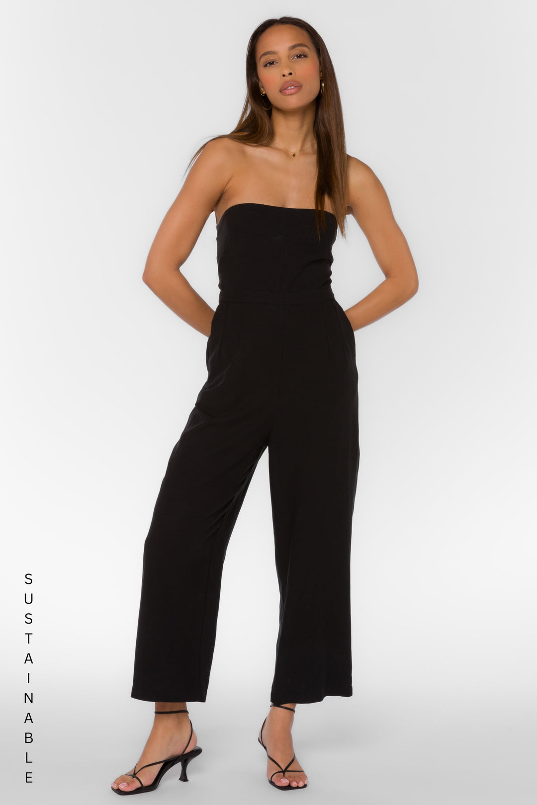 Jeanie Black Jumpsuit - Jumpsuits & Rompers - Velvet Heart Clothing