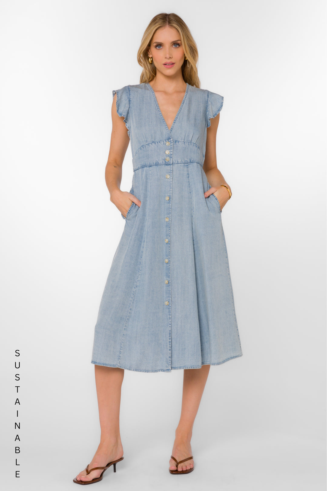 Jem Classic Indigo Dress - Dresses - Velvet Heart Clothing