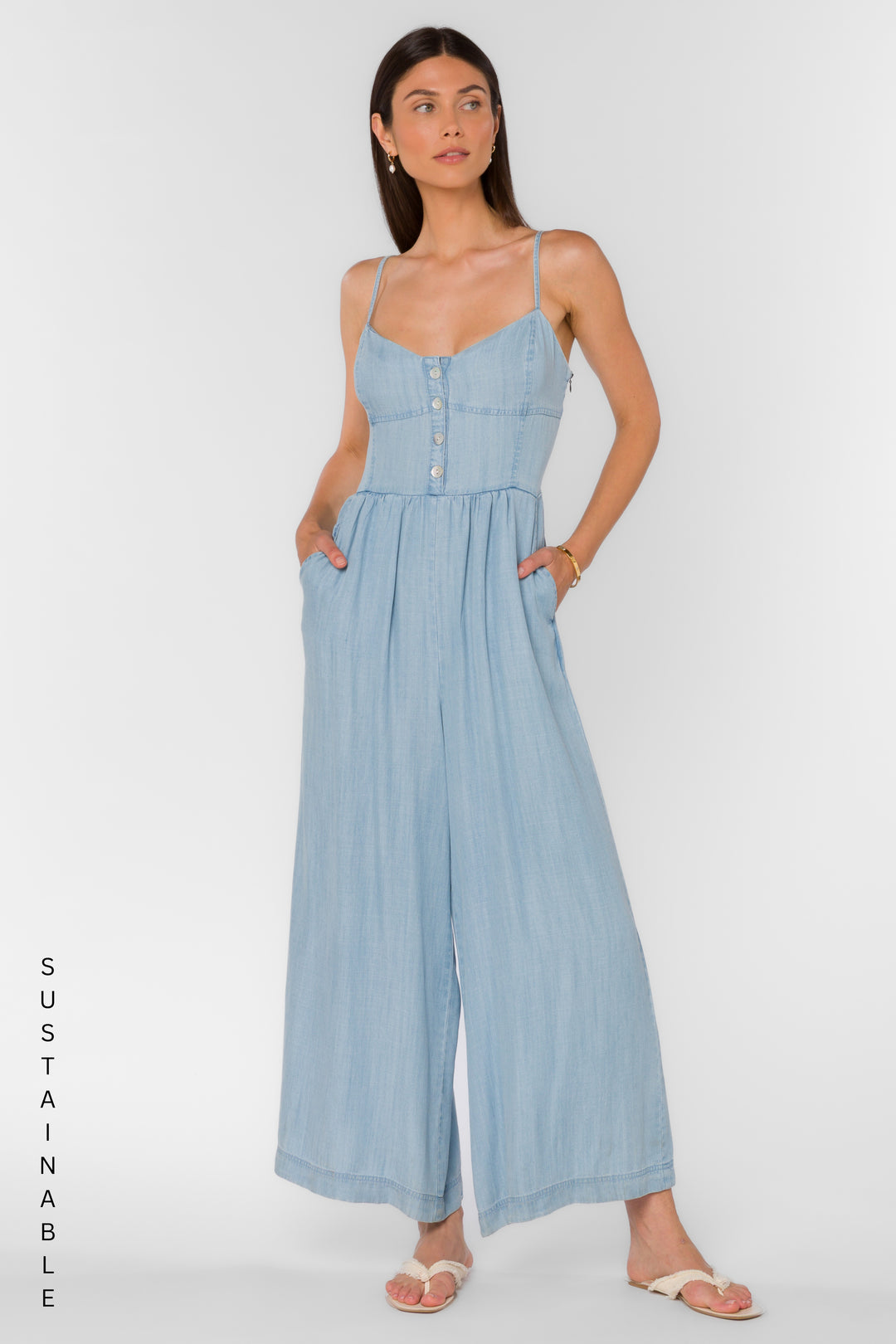 Karla Catalina Sky Jumpsuit - Jumpsuits & Rompers - Velvet Heart Clothing