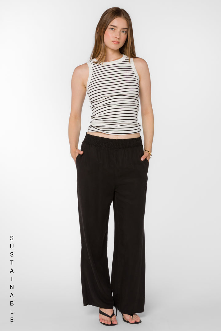 Morelia Black Tencel™ Pants - Bottoms - Velvet Heart Clothing