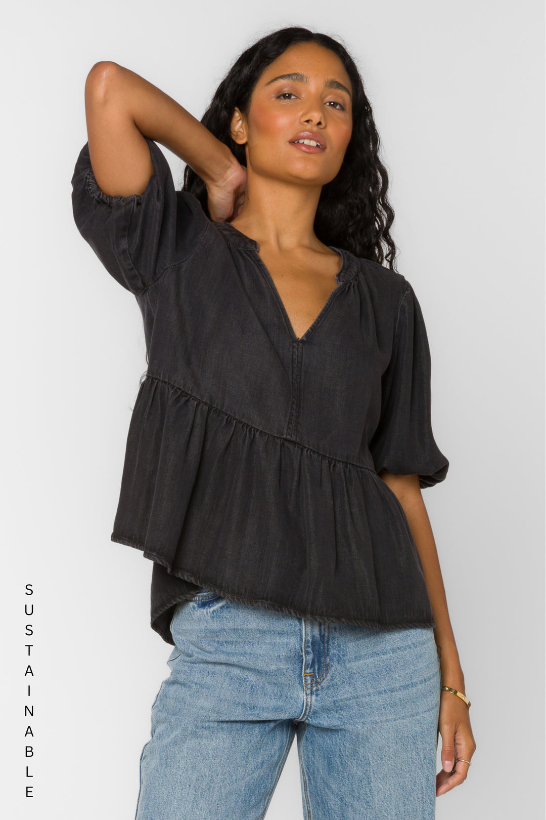 Shirley Lunar Eclipse Top - Tops - Velvet Heart Clothing