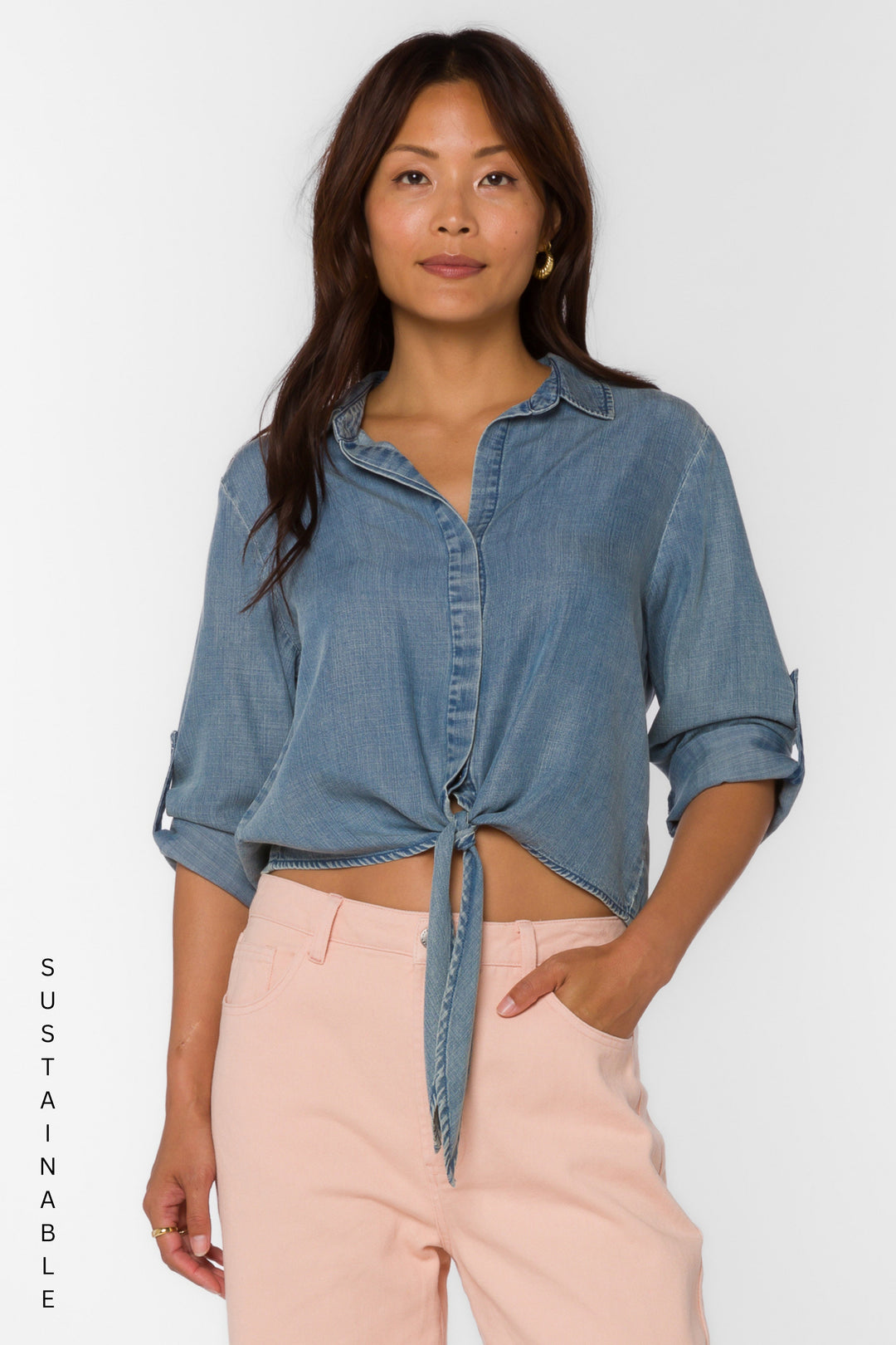 Solange Medium Stone Shirt - Tops - Velvet Heart Clothing