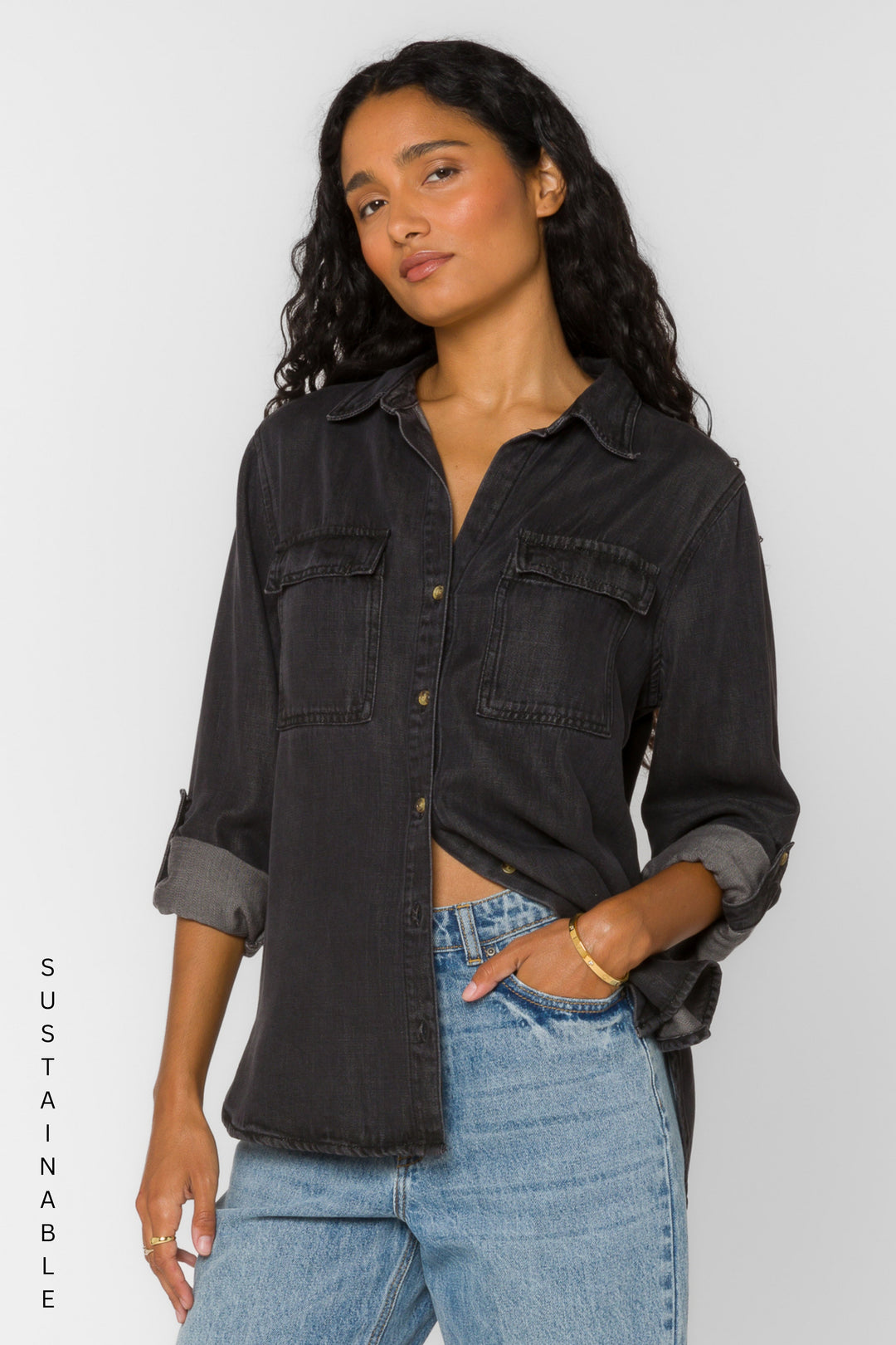 Talma Lunar Eclipse Shirt - Tops - Velvet Heart Clothing